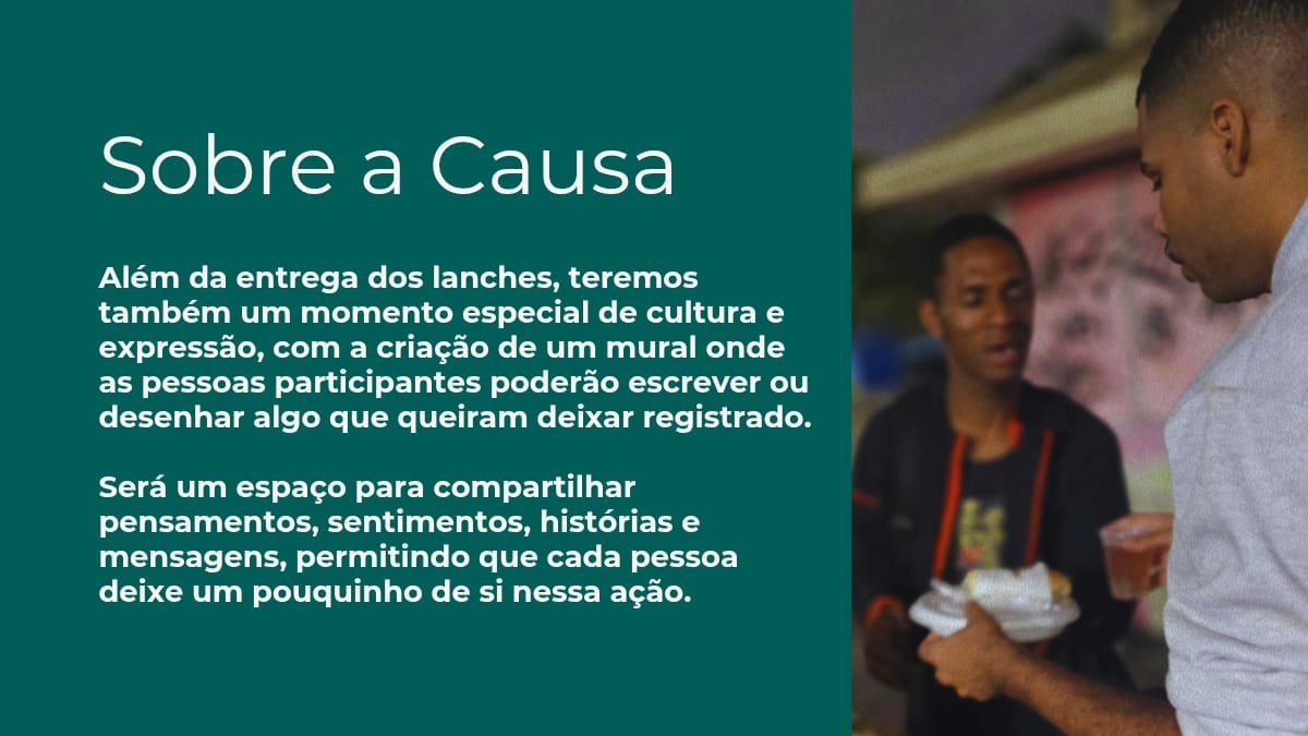 Sobre a Causa – Traços da Minha História 3ª Etapa